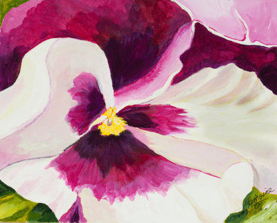 "Pansy" painting by Catherine Lemoine