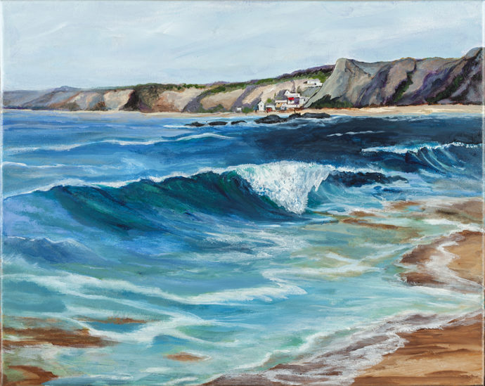 "Sea Rhythm" painting by Catherine Lemoine