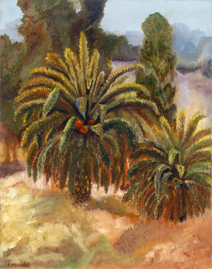 "Tahquitz Canyon" painting by Catherine Lemoine