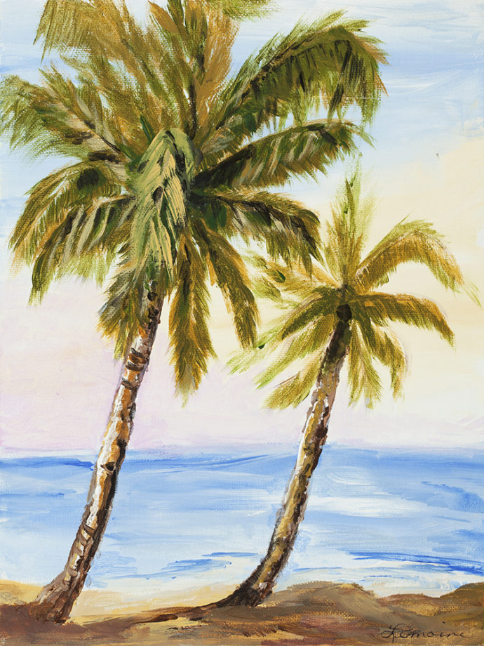 "Two Palms" by Catherine Lemoine